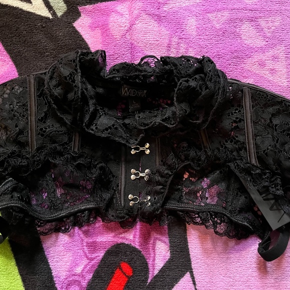 NWT WIDOW LINGERIE SET- UNDERBUST AND SHRUG L - Picture 5 of 7